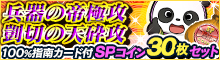 「兵器の帝極攻LV5」100%指南カード付！SPコイン30枚セットなど